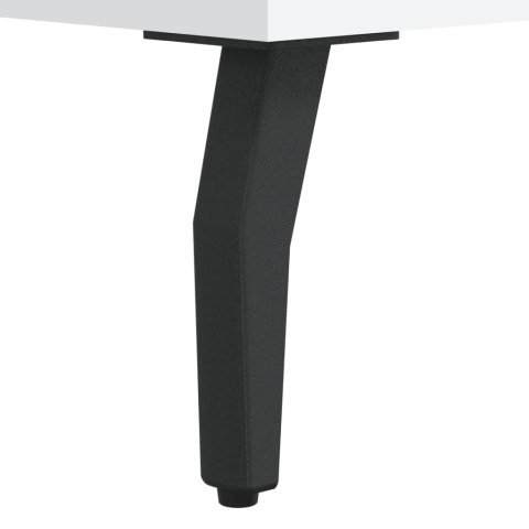 VidaXL Vysoká skrinka biela 69,5x34x180 cm spracované drevo