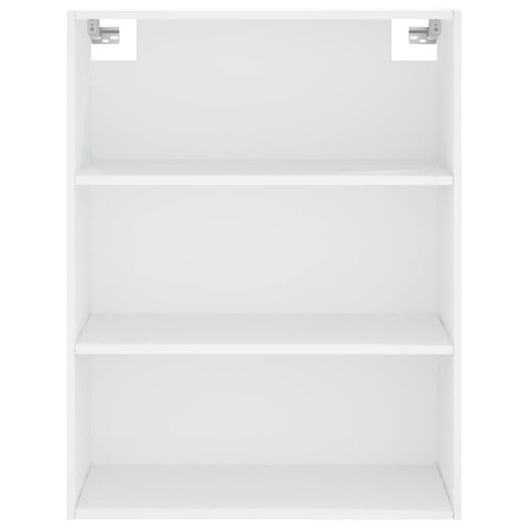 VidaXL Vysoká skrinka biela 69,5x34x180 cm spracované drevo