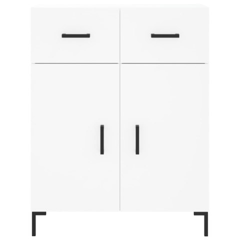 VidaXL Vysoká skrinka biela 69,5x34x180 cm spracované drevo