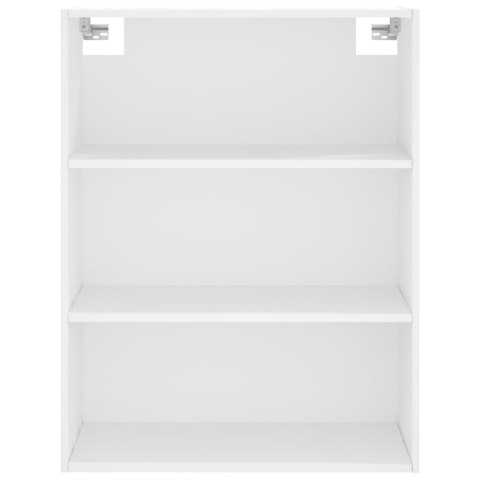 VidaXL Vysoká skrinka biela 69,5x34x180 cm spracované drevo