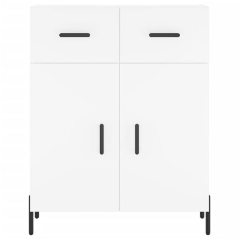 VidaXL Vysoká skrinka biela 69,5x34x180 cm spracované drevo