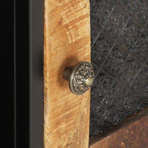 VidaXL TV skrinka 90x30x40 cm surové mangovníkové drevo