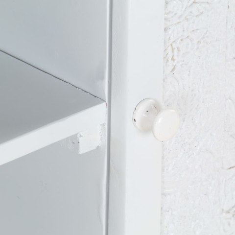 VidaXL TV skrinka biela 115x30x46 cm masívne mangovníkové drevo