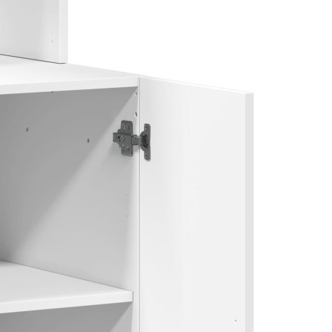 VidaXL Kuchynská skrinka biela 60x50x180 cm kompozitné drevo