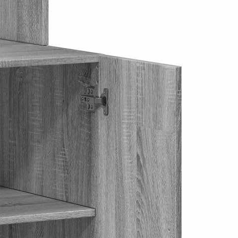 VidaXL Kuchynská skrinka sivá sonoma 60x50x180 cm kompozitné drevo