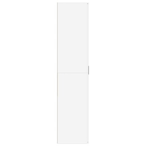 VidaXL Skrinka na topánky, biela 80x39x178 cm, kompozitné drevo