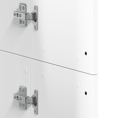 VidaXL Vysoká skrinka biela 60x35x180 cm kompozitné drevo