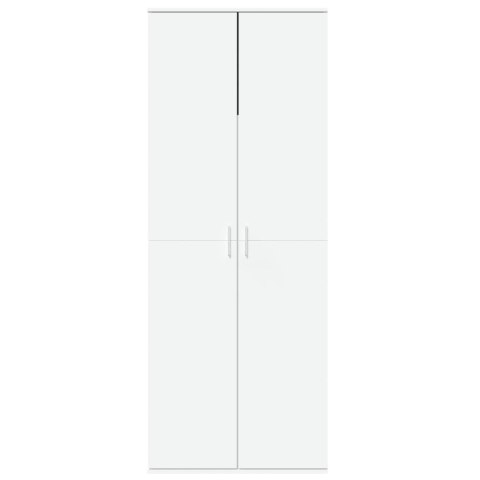 VidaXL Vysoká skrinka biela 70x35x180 cm kompozitné drevo