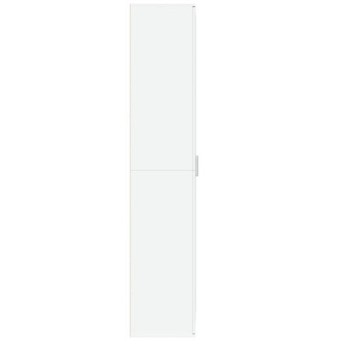 VidaXL Vysoká skrinka biela 70x35x180 cm kompozitné drevo