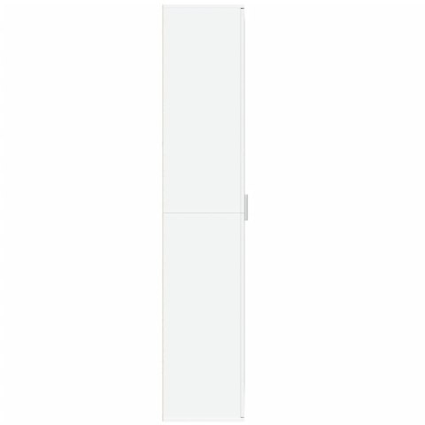 VidaXL Vysoká skrinka biela 80x35x180 cm kompozitné drevo