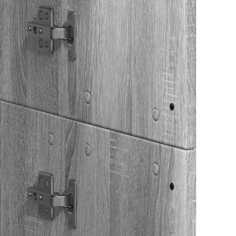 VidaXL Vysoká skrinka sivá sonoma 60x35x180 cm kompozitné drevo