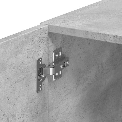 VidaXL Úzka úložná skrinka betónová 30x42,5x225 cm kompozitné drevo