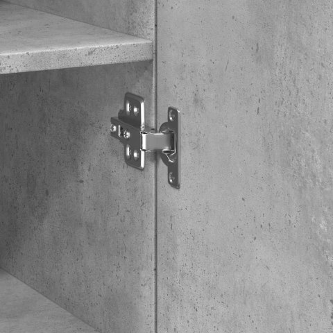 VidaXL Úzka úložná skrinka betónová 30x42,5x225 cm kompozitné drevo