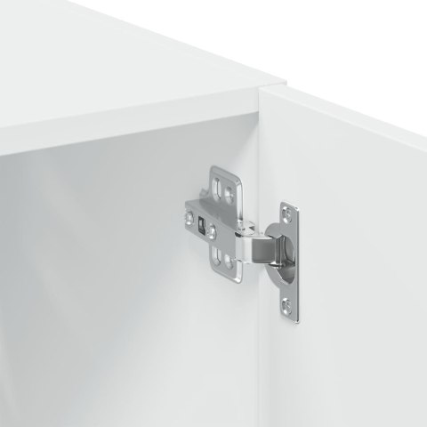 VidaXL Úložná skrinka, biela 70x42,5x225 cm kompozitné drevo