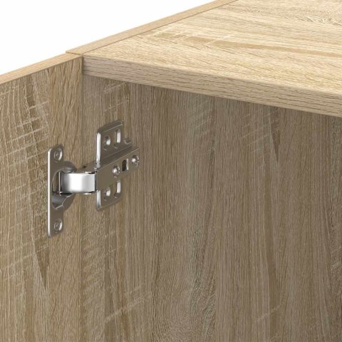 VidaXL Úzka úložná skrinka dub sonoma 30x42,5x225 cm kompozitné drevo