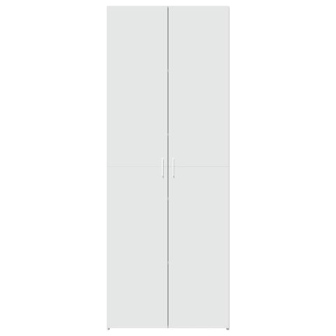 VidaXL Vysoká skrinka biela 70x42,5x185 cm kompozitné drevo