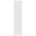 VidaXL Vysoká skrinka biela 70x42,5x185 cm kompozitné drevo