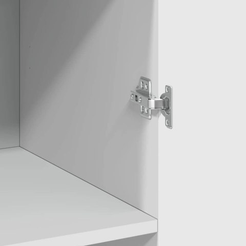 VidaXL Vysoká skrinka biela 70x42,5x185 cm kompozitné drevo