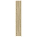 VidaXL Vysoká skrinka, dub sonoma 30x42,5x185 cm, kompozitné drevo