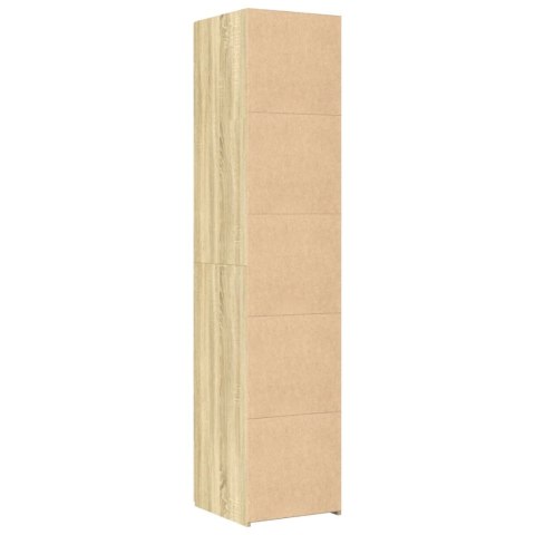 VidaXL Vysoká skrinka, dub sonoma 40x42,5x185 cm, kompozitné drevo
