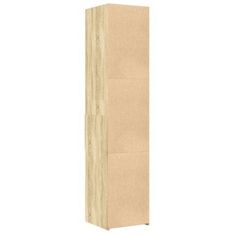 VidaXL Vysoká skrinka, dub sonoma 40x42,5x185 cm, kompozitné drevo