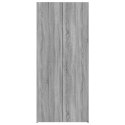 VidaXL Vysoká skrinka sivá sonoma 80x42,5x185 cm kompozitné drevo