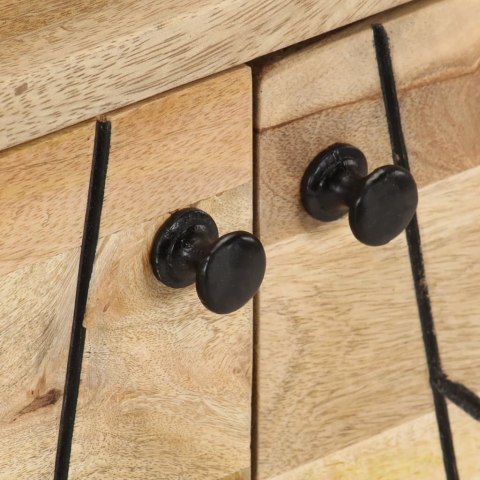 VidaXL TV skrinka 110x30x40 cm, mangový masív