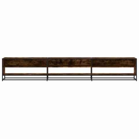 VidaXL TV skrinka dymový dub 270x40x46 cm kompozitné drevo