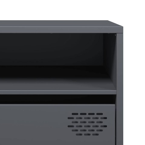 VidaXL TV skrinka antracit 202x39x43,5 cm oceľ valcovaná za studena