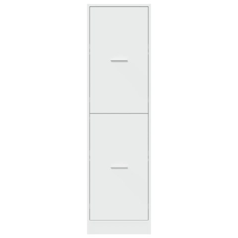 VidaXL Skrinka na lieky biela 40x41x144,5 cm kompozitné drevo