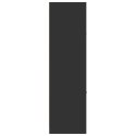 VidaXL Skrinka na lieky čierna 40x41x144,5 cm kompozitné drevo