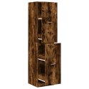 VidaXL Skrinka na lieky dymový dub 40x41x174,5 cm kompozitné drevo