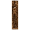 VidaXL Skrinka na lieky dymový dub 40x41x174,5 cm kompozitné drevo