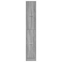 VidaXL Skrinka na lieky sivá sonoma 30x41x174,5 cm kompozitné drevo