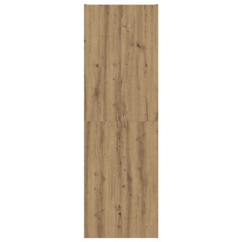 VidaXL Vysoká skrinka dub artisan 60x32x190 cm spracované drevo