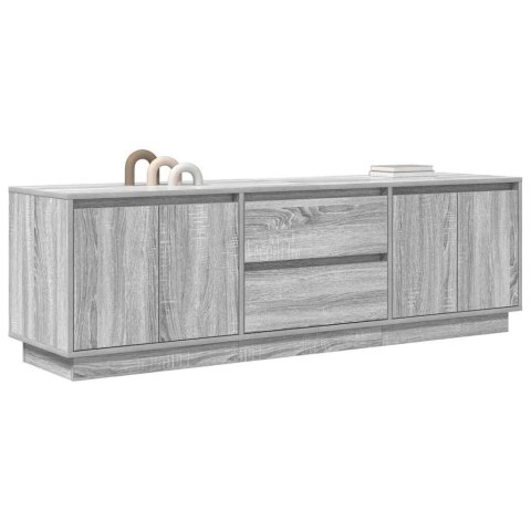 VidaXL TV skrinka s LED, sivý dub sonoma 160,5x41x50 cm