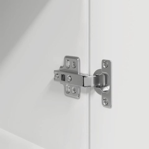 VidaXL Vysoká skrinka biela 50x35x180 cm spracované drevo