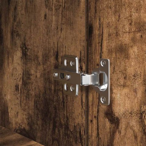 VidaXL Vysoká skrinka dymový dub 50x35x180 cm spracované drevo