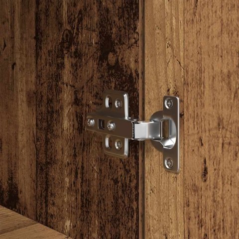 VidaXL Vysoká skrinka staré drevo 50x35x180 cm kompozitné drevo