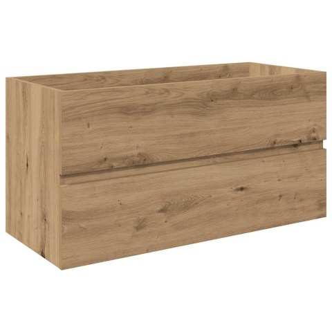 VidaXL drezová skrinka so vstavaným umývadlom a batériou Artisan Dub