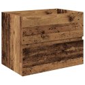 VidaXL drezová skrinka so vstavaným umývadlom a batériou Old Wood