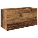 VidaXL drezová skrinka so vstavaným umývadlom a batériou Old Wood