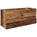 VidaXL drezová skrinka so vstavaným umývadlom a batériou Old Wood