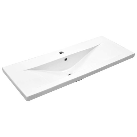 VidaXL skrinka pod umývadlo so vstavaným umývadlom Old Wood