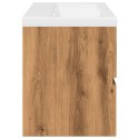 VidaXL skrinka pod umývadlo vstavaným umývadlom Artisan Dub