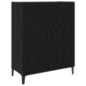 VidaXL Highboard Čierny dub 69,5 x 32,5 x 180 cm Kompozitné drevo