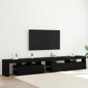 VidaXL TV skrinka 2 pcs Čierny dub 260 x 37 x 40 cm Kompozitné drevo
