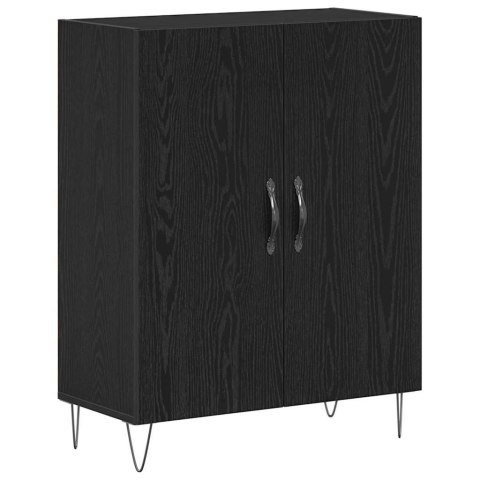 VidaXL Highboard 2 pcs Čierny dub Kompozitné drevo
