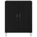 VidaXL Highboard 2 pcs Čierny dub Kompozitné drevo