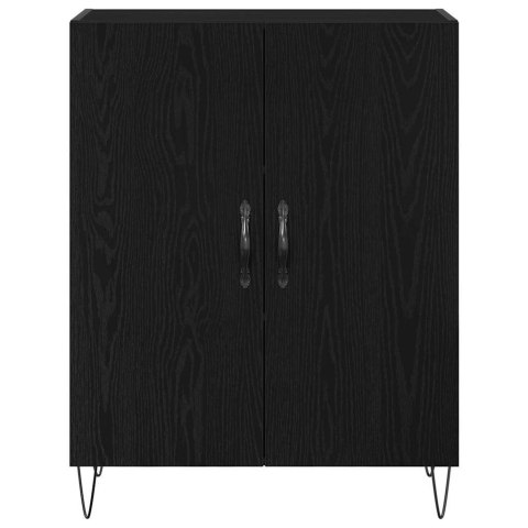 VidaXL Highboard 2 pcs Čierny dub Kompozitné drevo